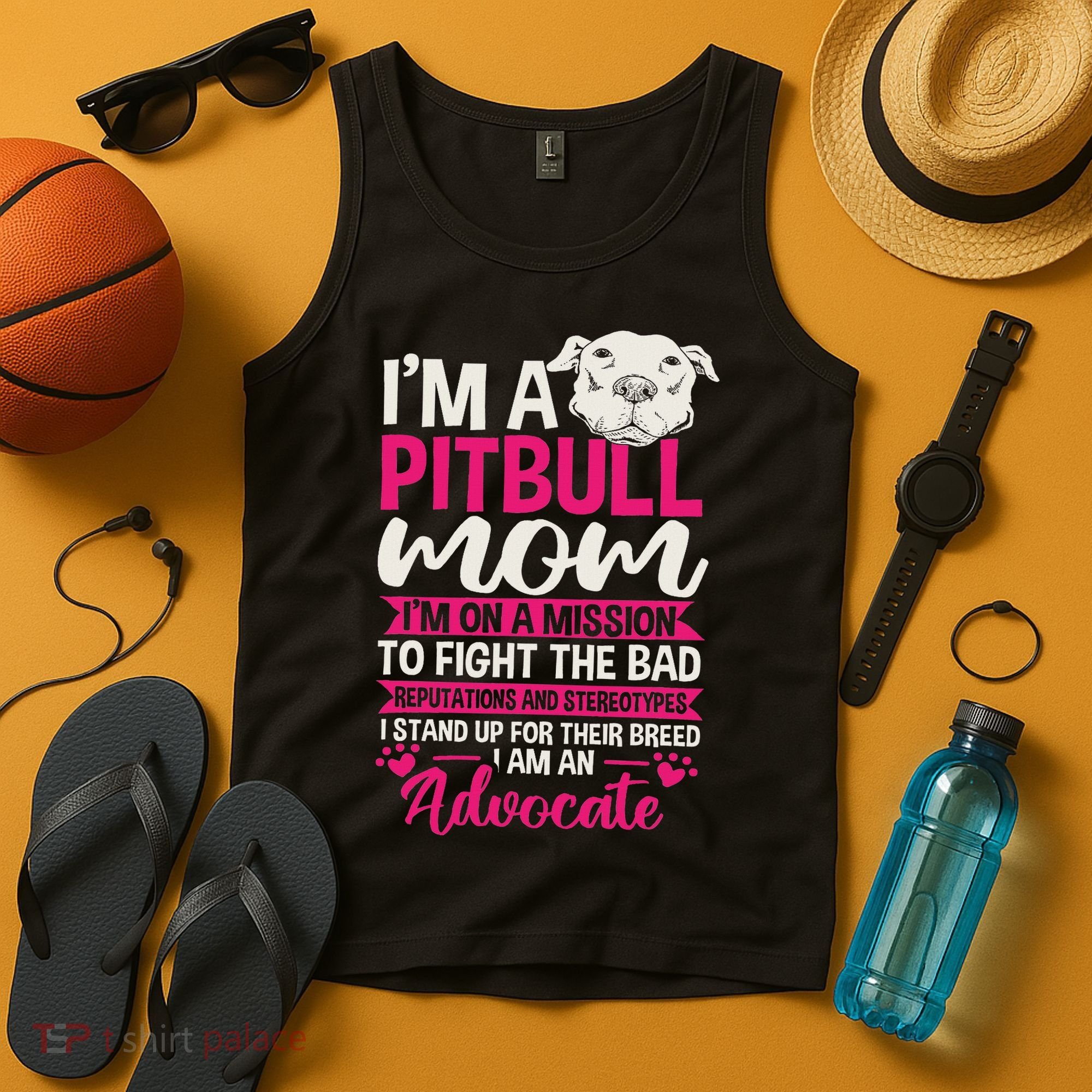 Pitbull Mom Pit Bull Terrier Mommy Pibble Mother's Day Tank Top