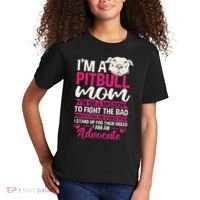 Pitbull Mom Pit Bull Terrier Mommy Pibble Mother's Day Kids T-Shirt thumb 2