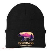 Poconos Mountains Pennsylvania Pa Bear Hiking Souvenirs Beanie thumb 0