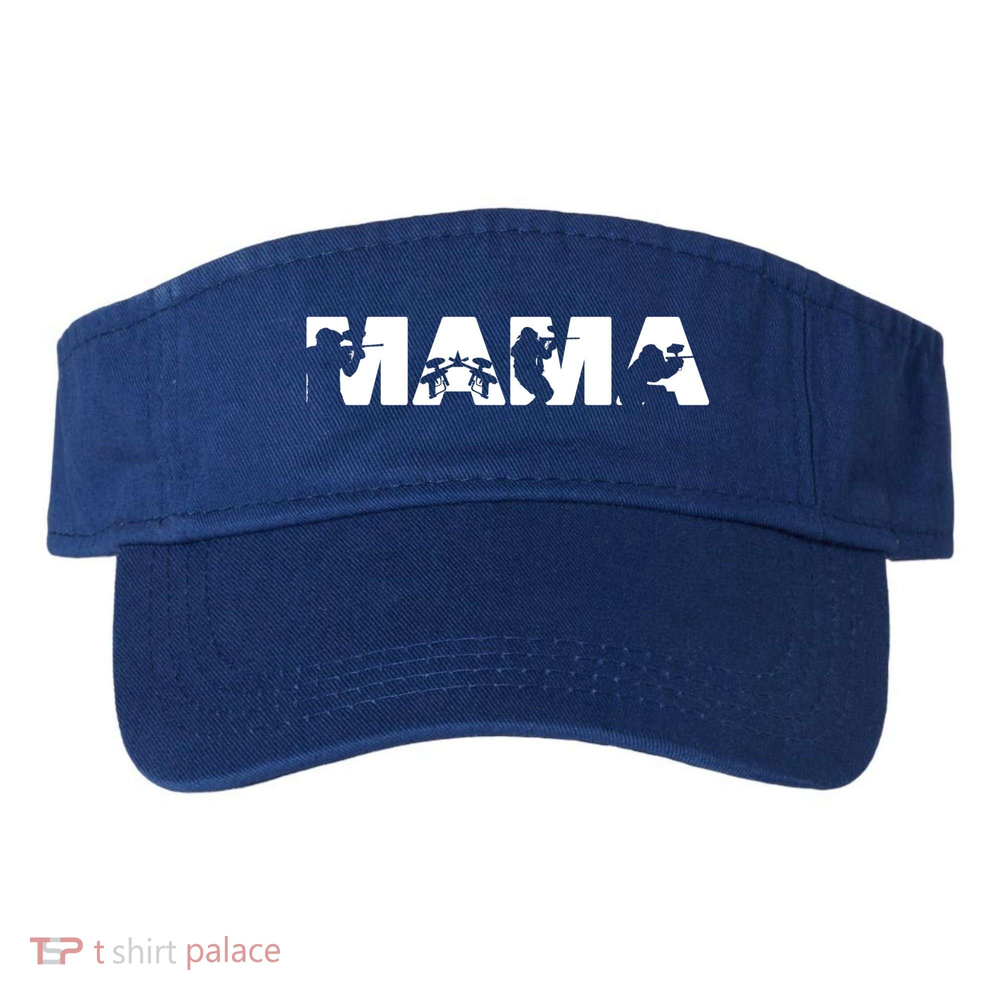 Paintball Mom Paintball Mama Funny Mom Cute Gift Visor