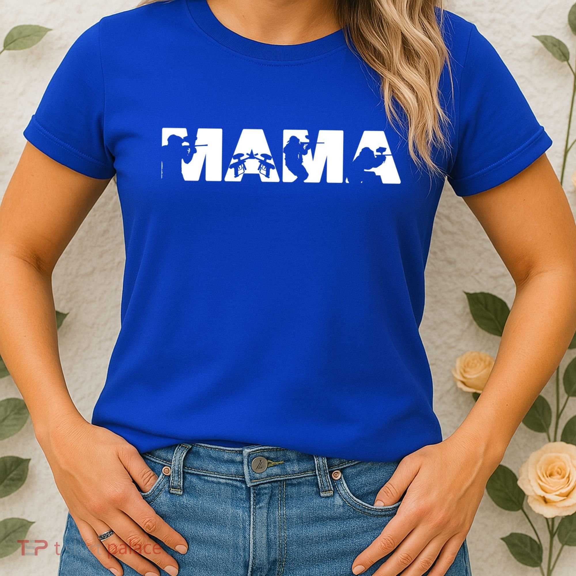 Paintball Mom Paintball Mama Funny Mom Cute Gift Women's T-Shirt