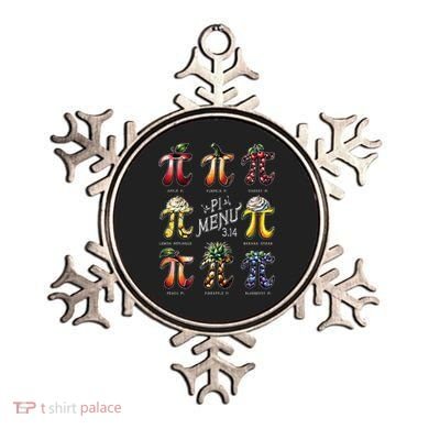 Pi Menu Pi Day 3 Ornament