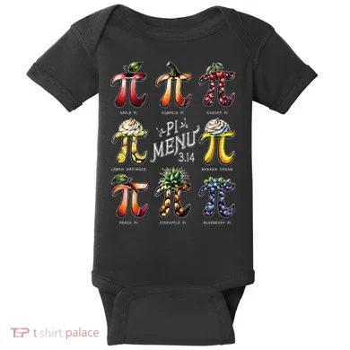Pi Menu Pi Day 3 Baby Bodysuit