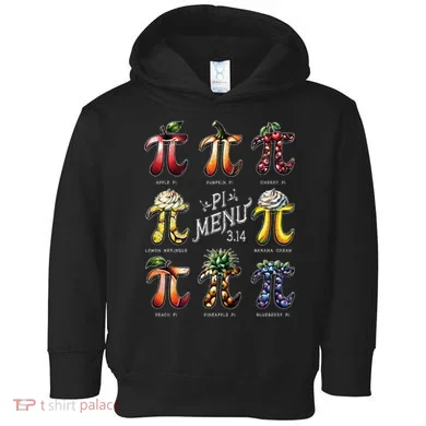 Pi Menu Pi Day 3 Toddler Hoodie