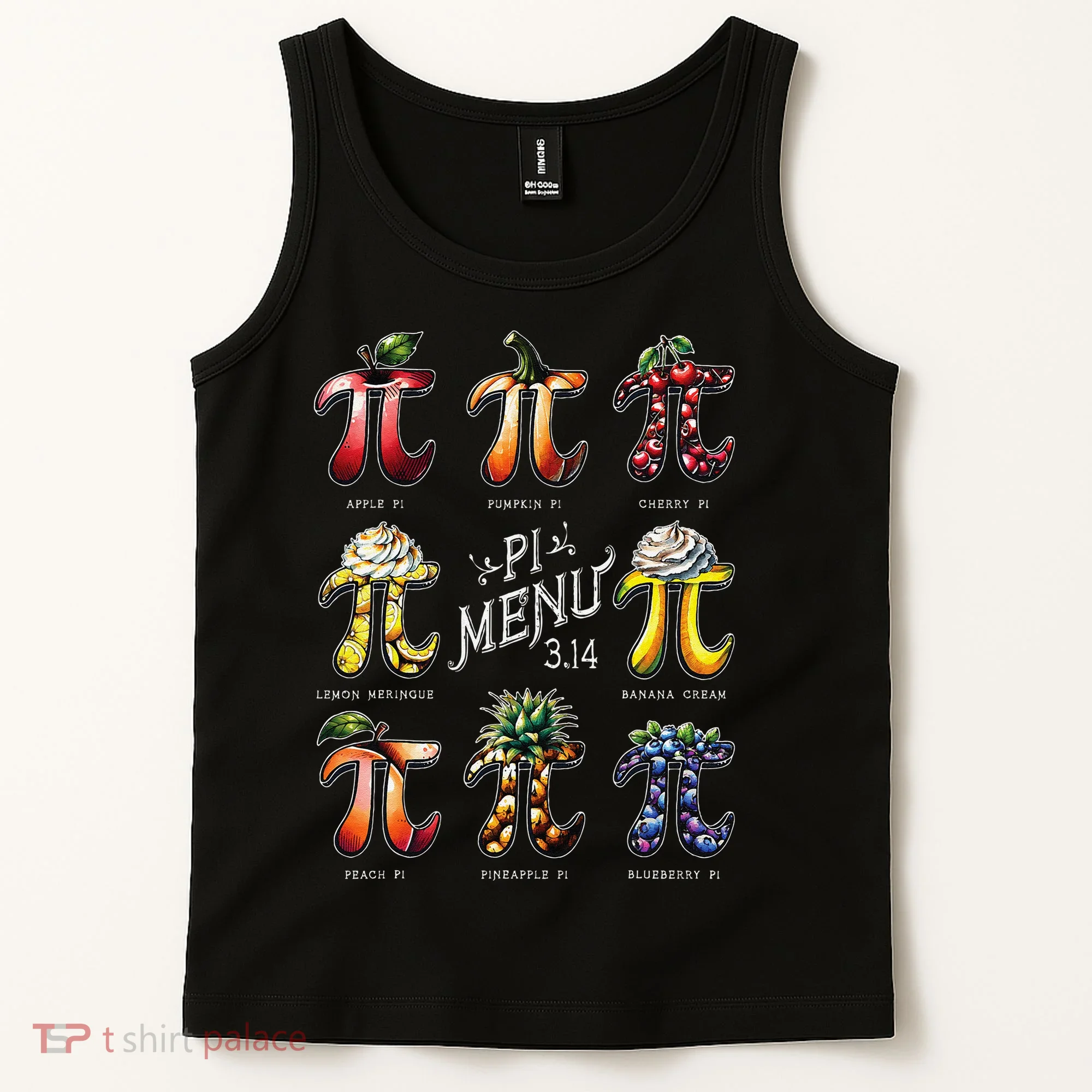 Pi Menu Pi Day 3 Tank Top