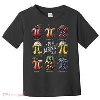 Pi Menu Pi Day 3 Toddler T-Shirt thumb 0