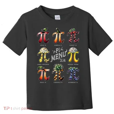 Pi Menu Pi Day 3 Toddler T-Shirt
