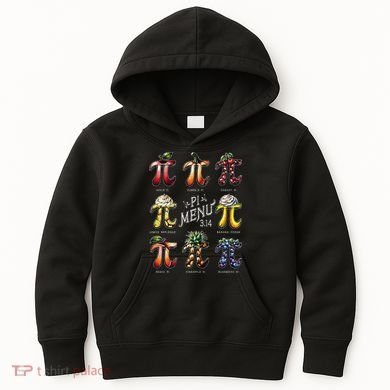 Pi Menu Pi Day 3 Kids Hoodie