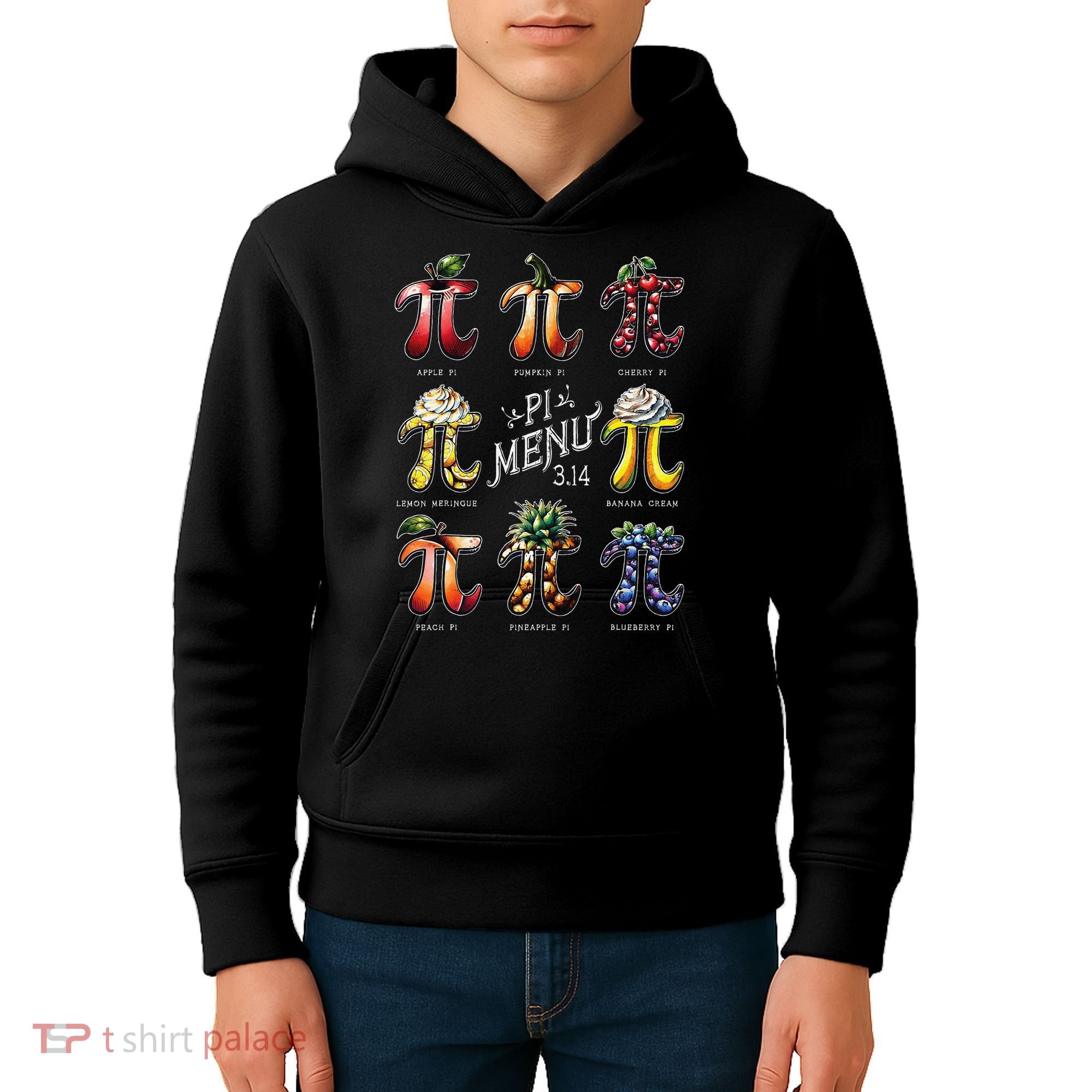Pi Menu Pi Day 3 Kids Hoodie