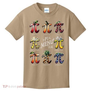 Pi Menu Pi Day 3 Kids T-Shirt