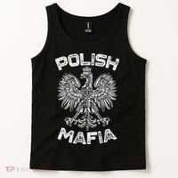 Polish Mafia Poland Polish Eagle Polska Dyngus Day Tank Top thumb 2