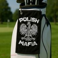Polish Mafia Poland Polish Eagle Polska Dyngus Day Golf Towel thumb 2