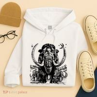 Prehistoric Mammoth Hoodie thumb 4