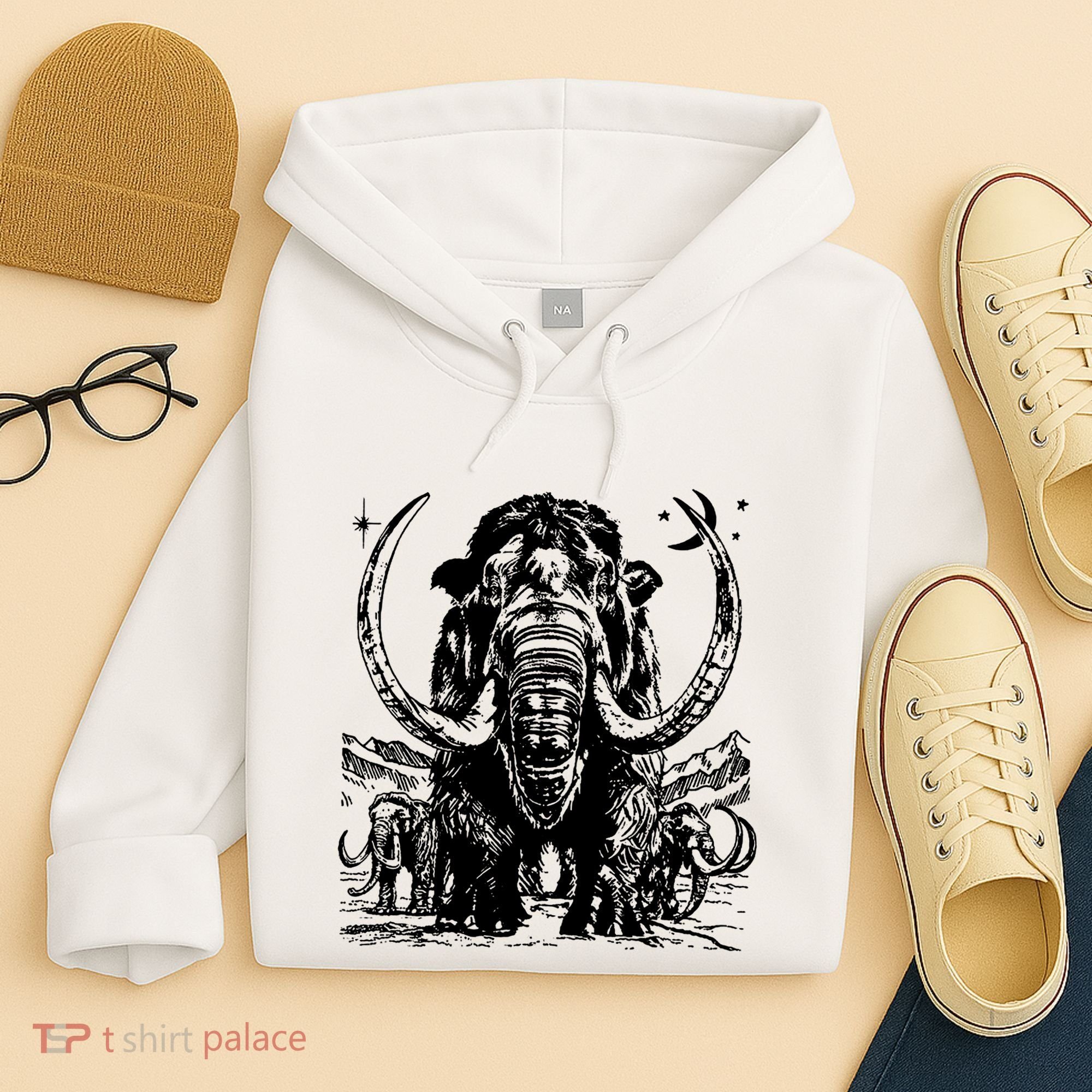 Prehistoric Mammoth Hoodie