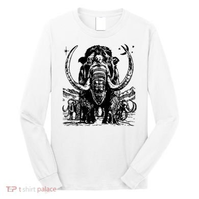 Prehistoric Mammoth Long Sleeve Shirt
