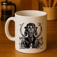 Prehistoric Mammoth Coffee Mug thumb 4