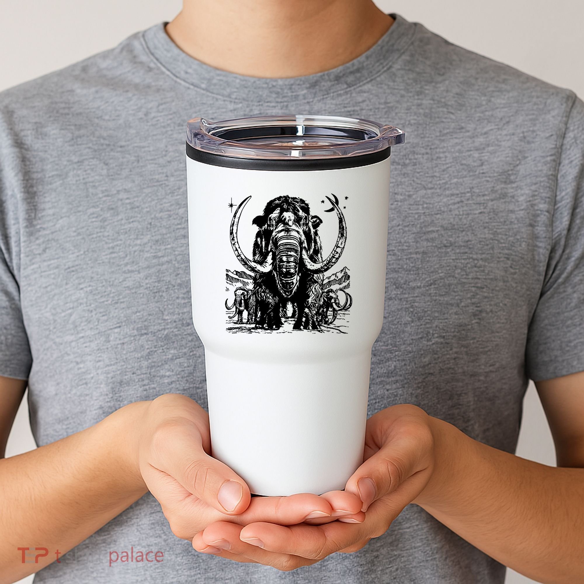 Prehistoric Mammoth Tumbler