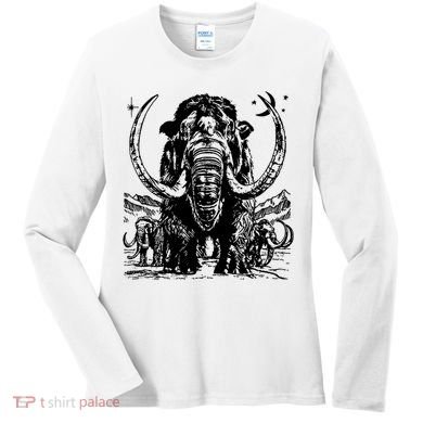 Prehistoric Mammoth Women's Long Sleeve Shirt
