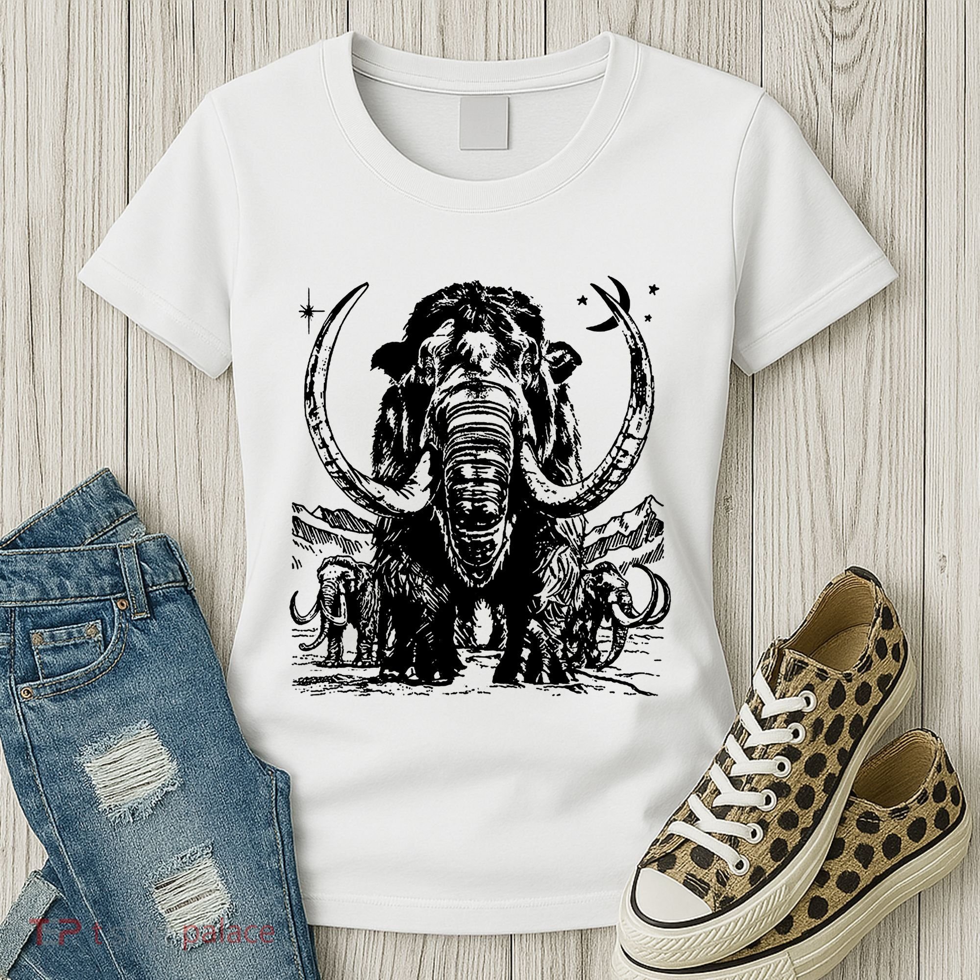 Prehistoric Mammoth Women's T-Shirt