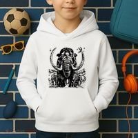 Prehistoric Mammoth Kids Hoodie thumb 2