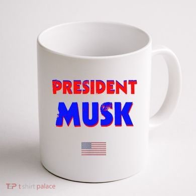 President Musk Coffee Mug back