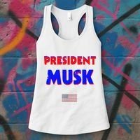 President Musk Women's Tank Top thumb 3