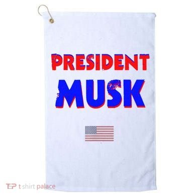 President Musk Golf Towel