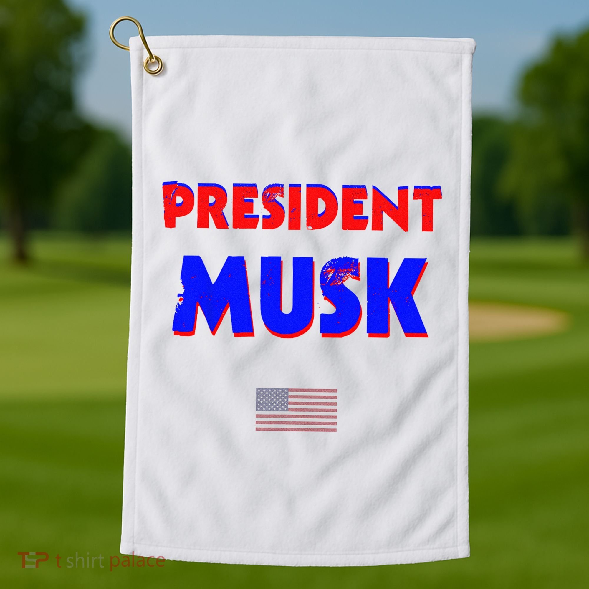 President Musk Golf Towel