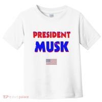 President Musk Toddler T-Shirt thumb 0