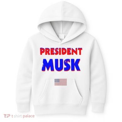 President Musk Kids Hoodie