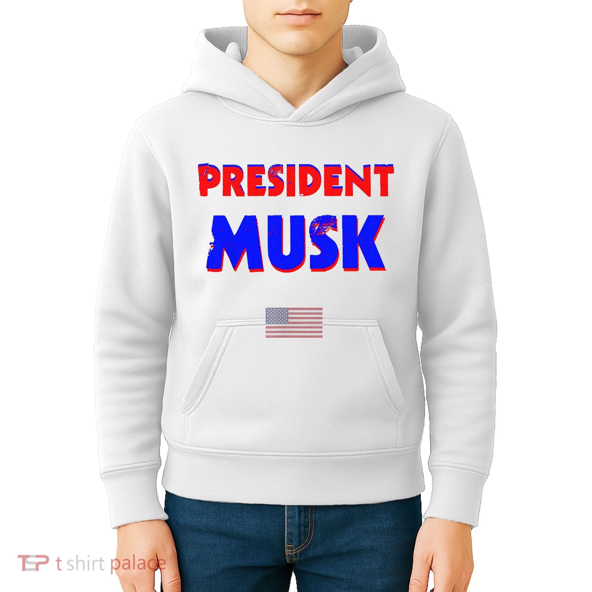 President Musk Kids Hoodie