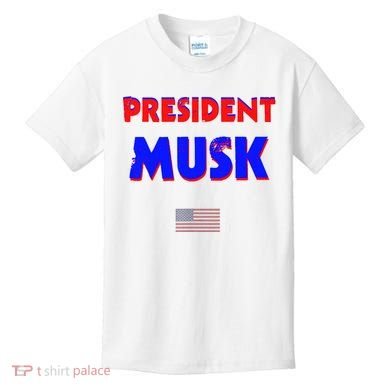 President Musk Kids T-Shirt