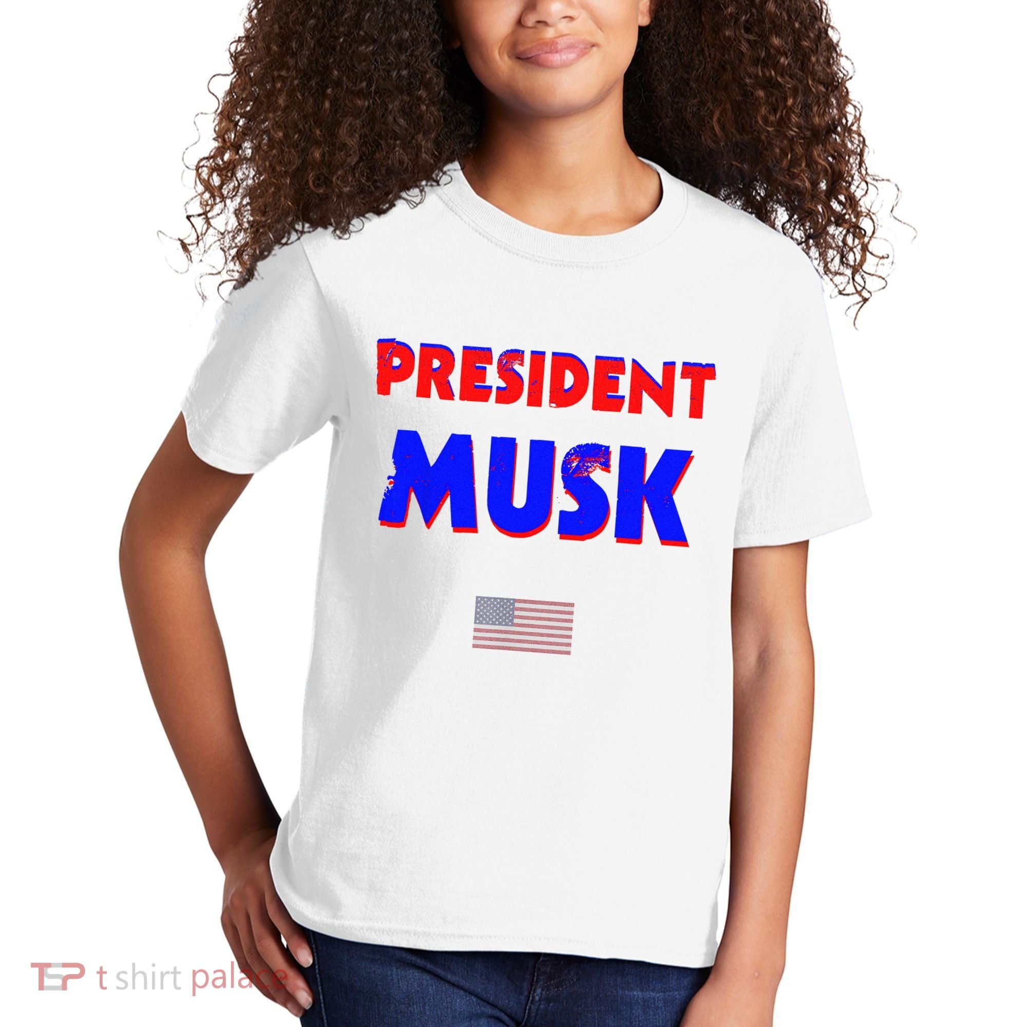 President Musk Kids T-Shirt