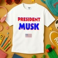 President Musk Kids T-Shirt thumb 3