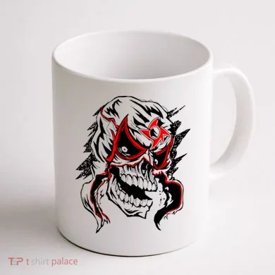 Penta Masks Coffee Mug back