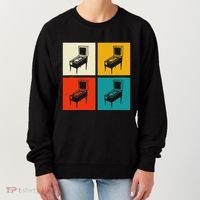 Pinball Machine Pinball Player Retro Women's Sweatshirt thumb 0