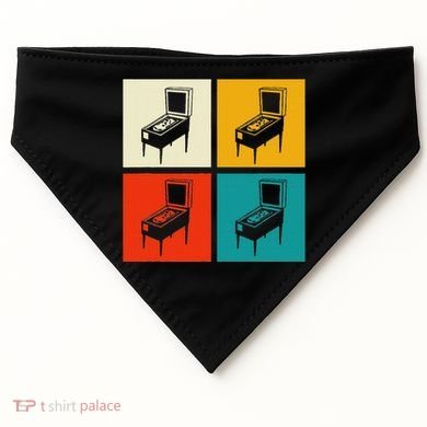 Pinball Machine Pinball Player Retro USA-Made Doggie Bandana
