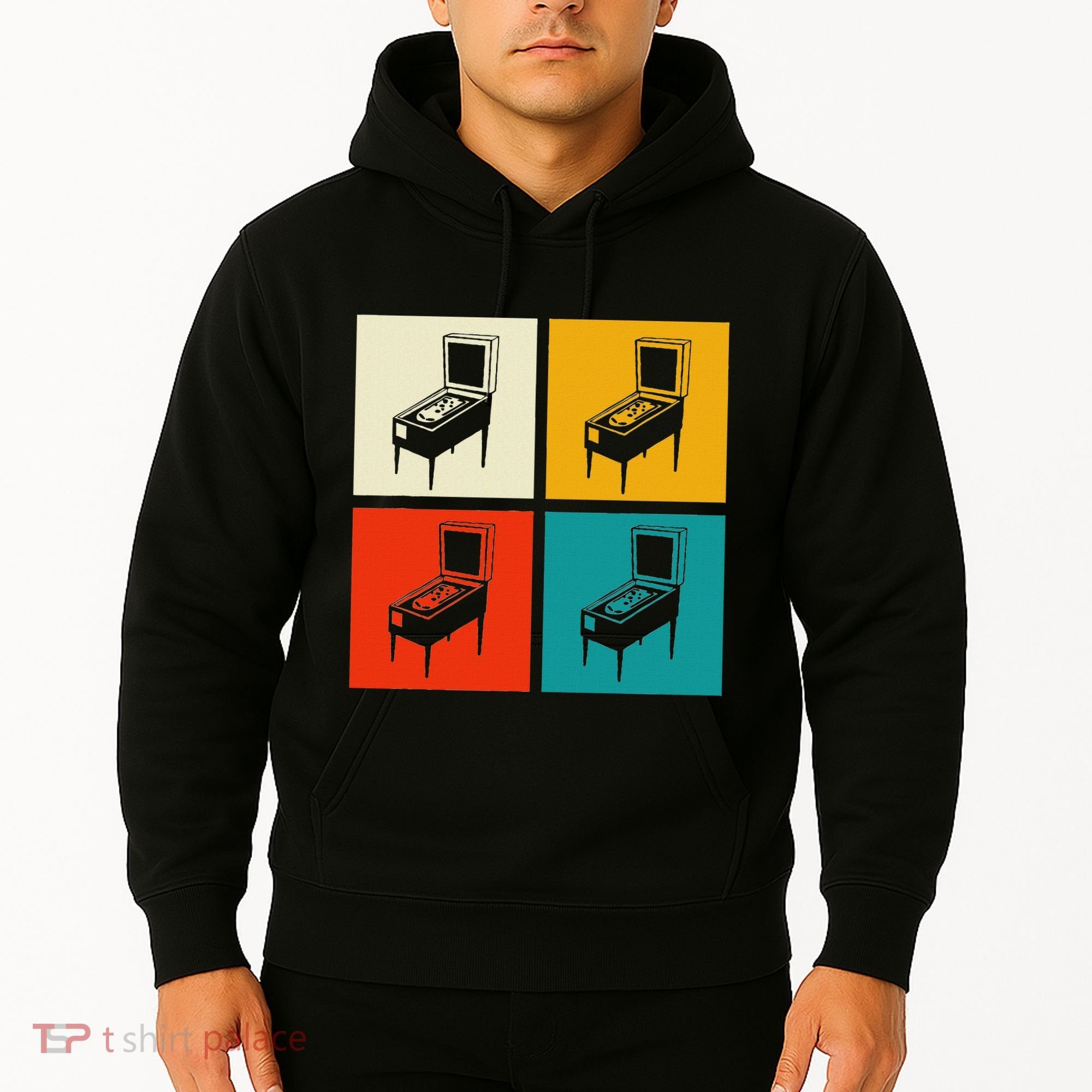 Pinball Machine Pinball Player Retro Hoodie