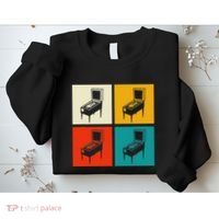Pinball Machine Pinball Player Retro Sweatshirt thumb 2