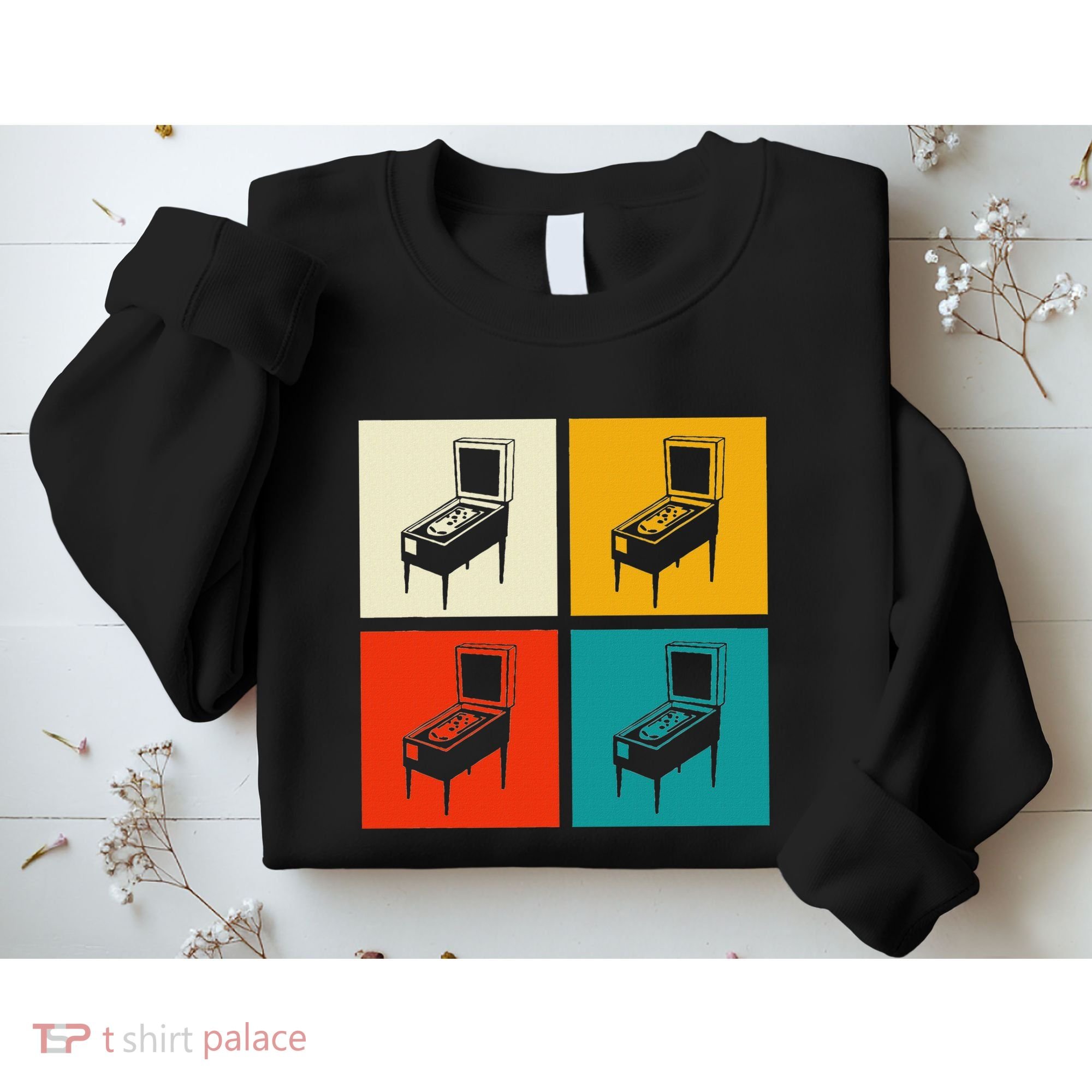 Pinball Machine Pinball Player Retro Sweatshirt