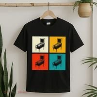 Pinball Machine Pinball Player Retro T-Shirt thumb 2