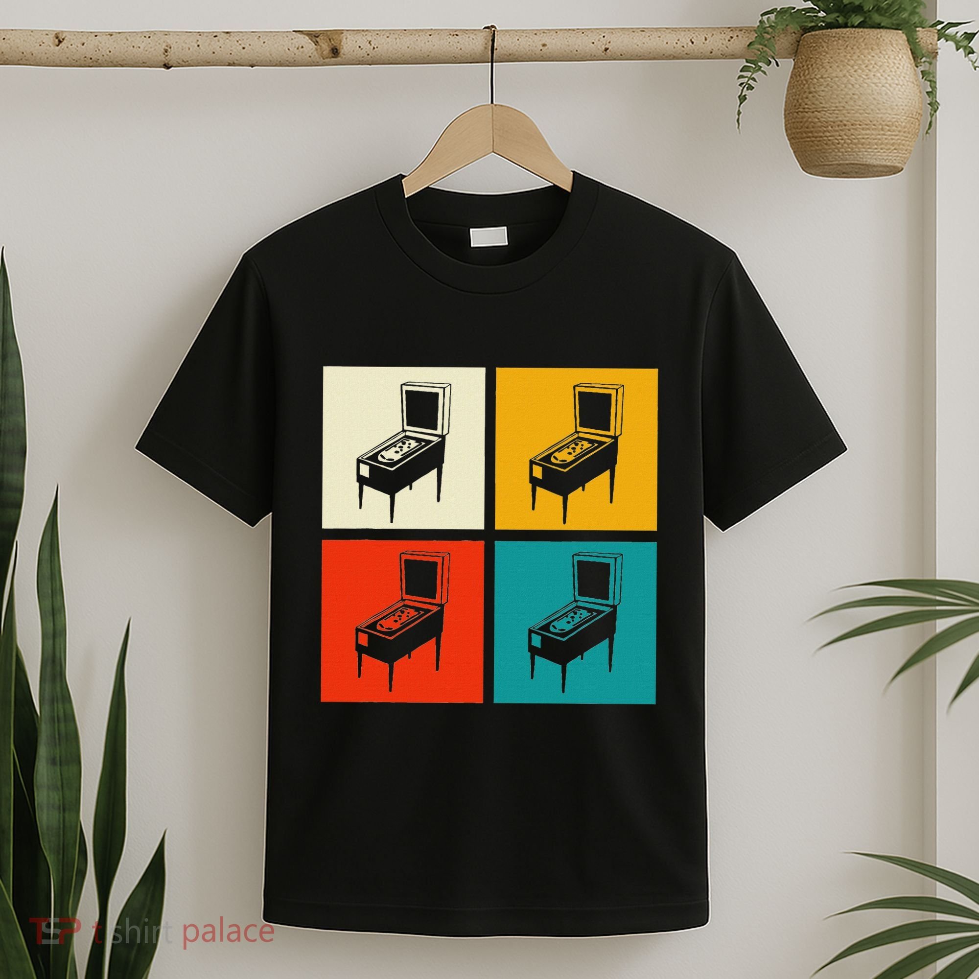 Pinball Machine Pinball Player Retro T-Shirt