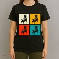 Pinball Machine Pinball Player Retro T-Shirt thumb 4