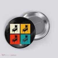 Pinball Machine Pinball Player Retro Button thumb 0
