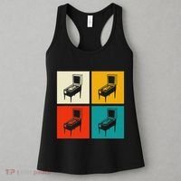 Pinball Machine Pinball Player Retro Women's Tank Top thumb 3
