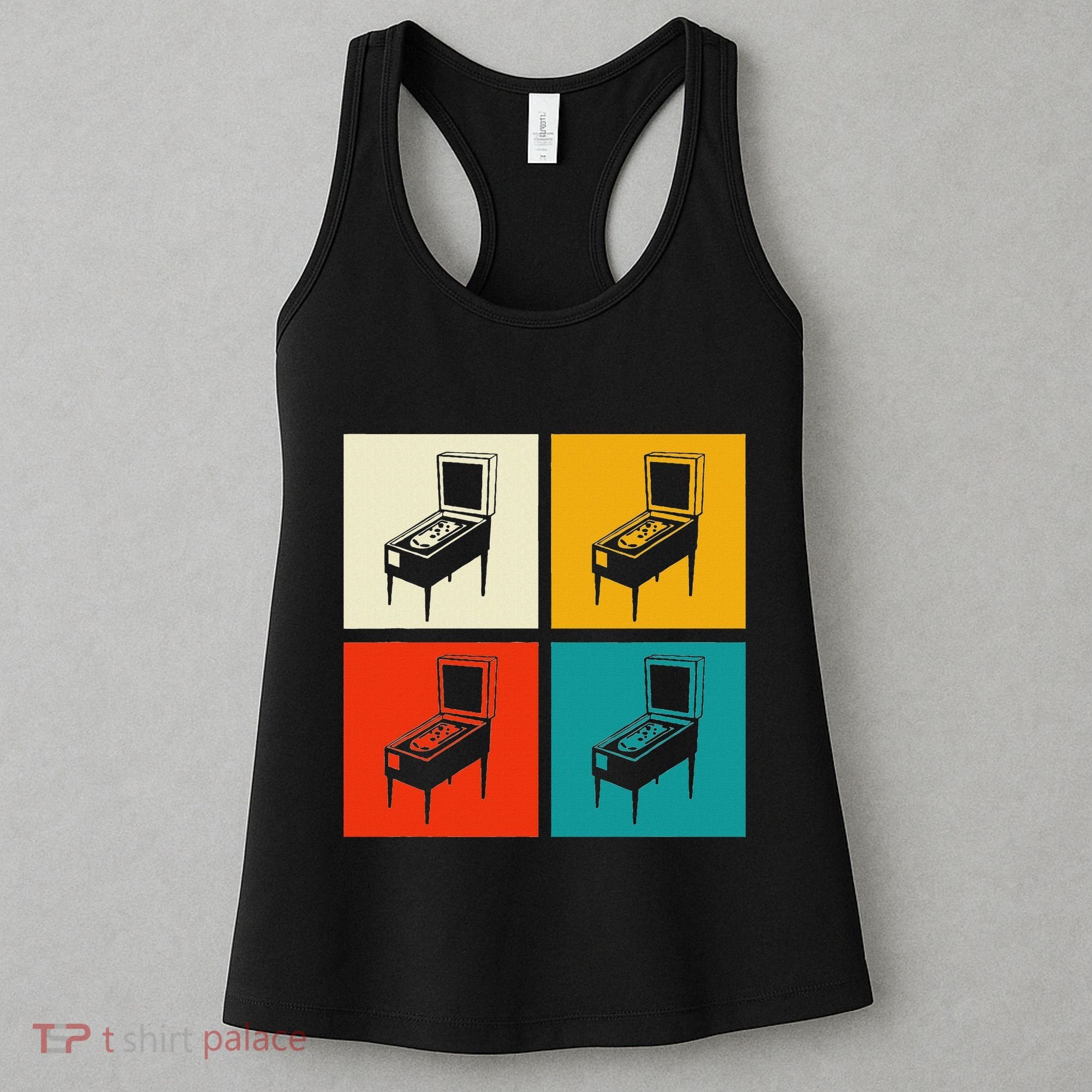 Pinball Machine Pinball Player Retro Women's Tank Top