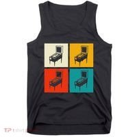 Pinball Machine Pinball Player Retro Tank Top thumb 0