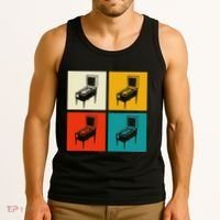 Pinball Machine Pinball Player Retro Tank Top thumb 3