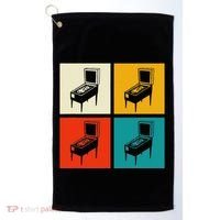 Pinball Machine Pinball Player Retro Golf Towel thumb 0