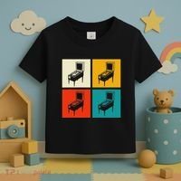Pinball Machine Pinball Player Retro Toddler T-Shirt thumb 3
